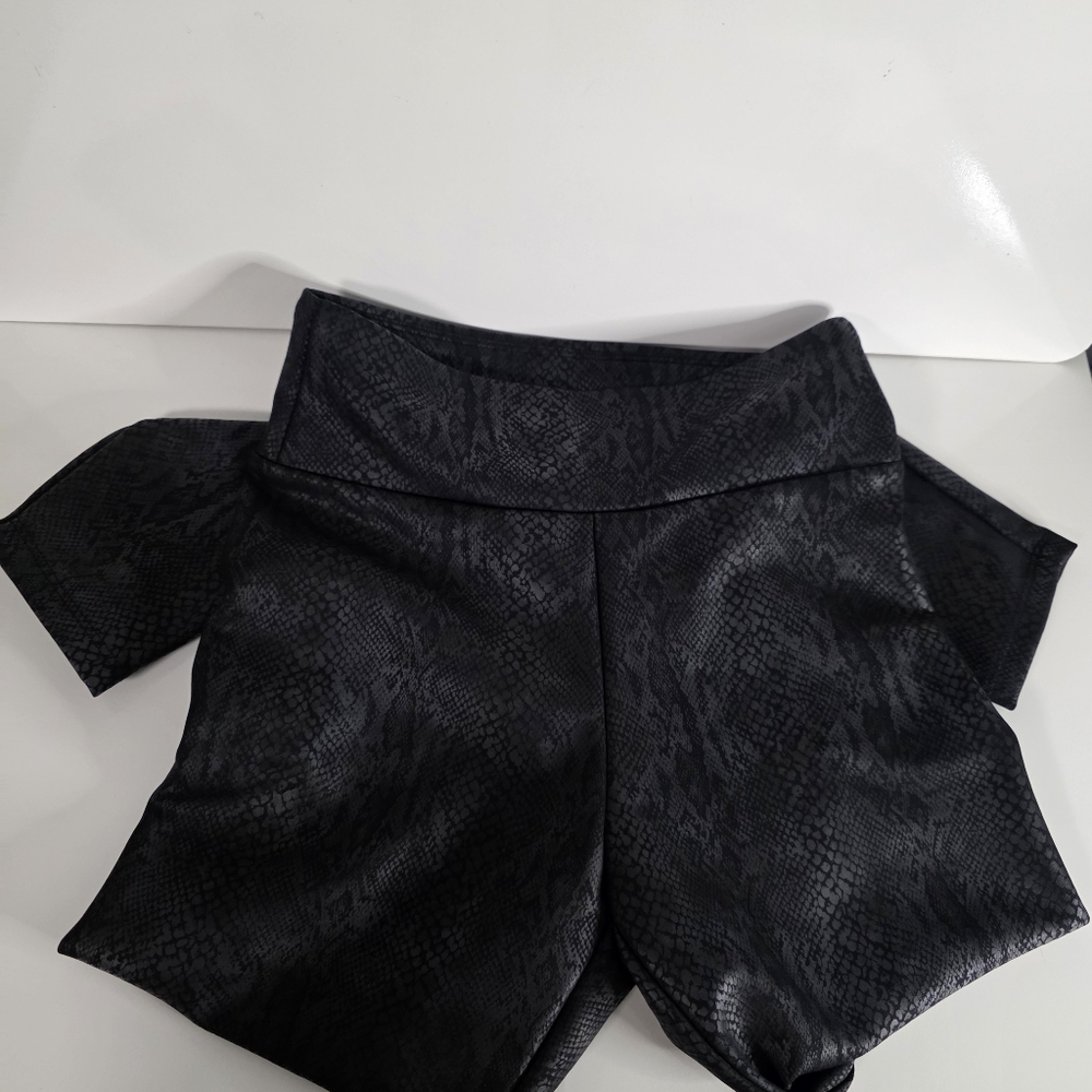 Express Hi-Rise Leggings Black Crocodile Print XS